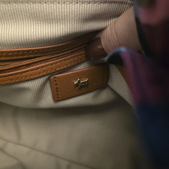 Radley London Brown Leather Shoulder Bag - Picture 8 of 13